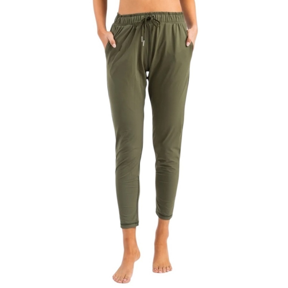 Zyia Everywhere Pants- Olive Green Joggers- Size XXXL